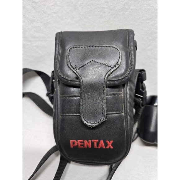 Pentax Zoom-90 Black Tele-Macro Auto Focus Point & Shoot Film Camera With Case - Picture 2 of 16